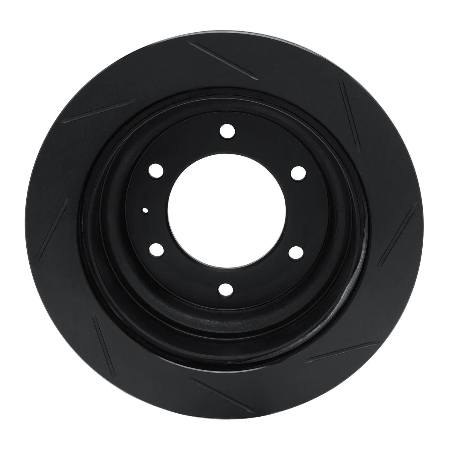 R1 Concepts 92-04 Isuzu Amigo Rear Left Slotted Black Brake Rotor - Image 2