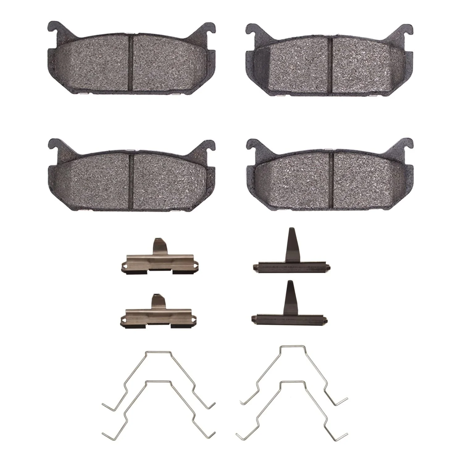 R1 Concepts 93-02 Mazda Mx-6 Rear Semi Met Brake Pads and Hardware Kit