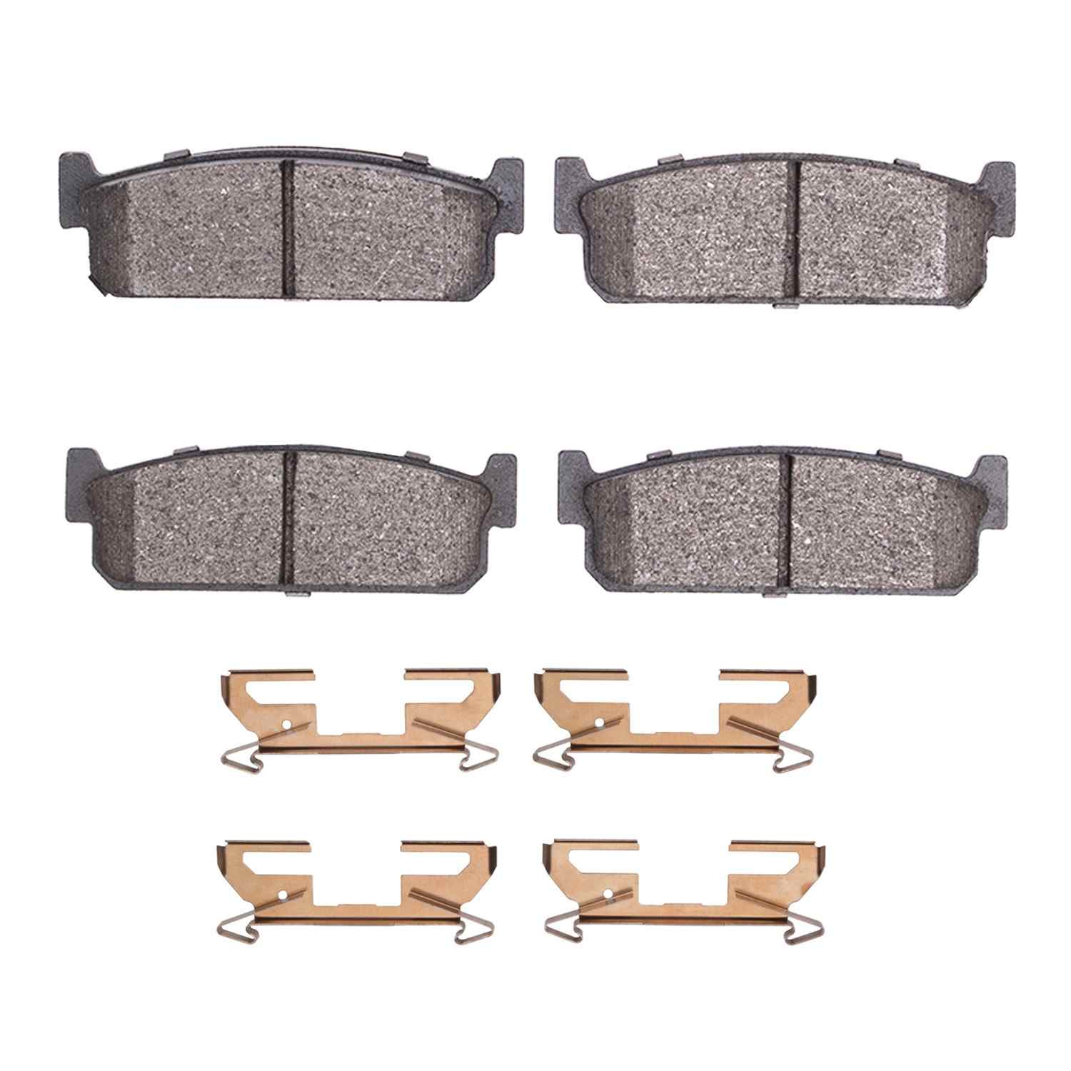 R1 Concepts 93-06 Infiniti Q45 Rear Semi Met Brake Pads and Hardware Kit