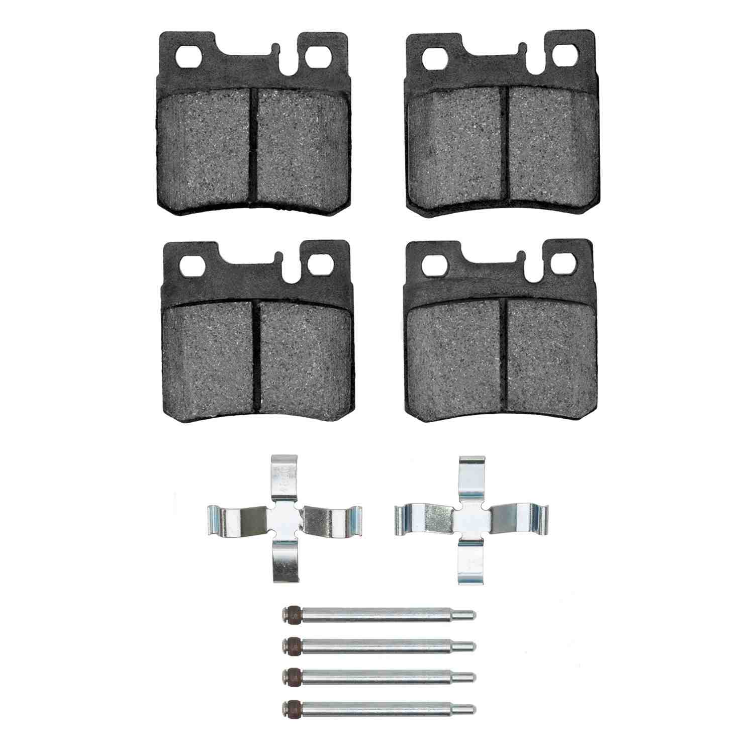R1 Concepts 93-95 Mercedes-Benz E320 Rear Ceramic Pads & Hardware Kit