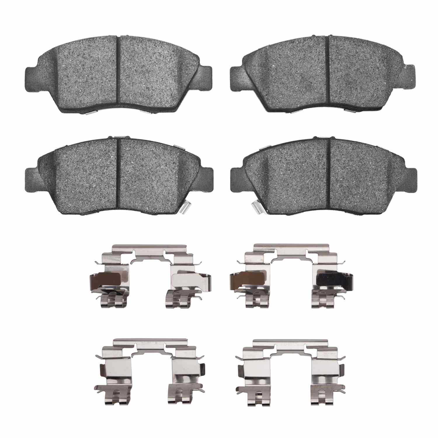 R1 Concepts 93-97 Honda Civic DEL SOL Front Semi Met Pads & Hardware Kit