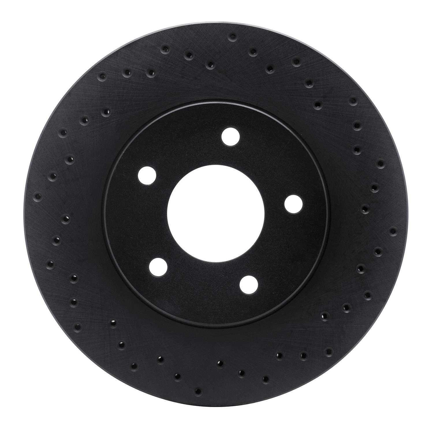 R1 Concepts 94-01 Buick Cutlass Supreme Front Right Drilled Black Brake Rotor