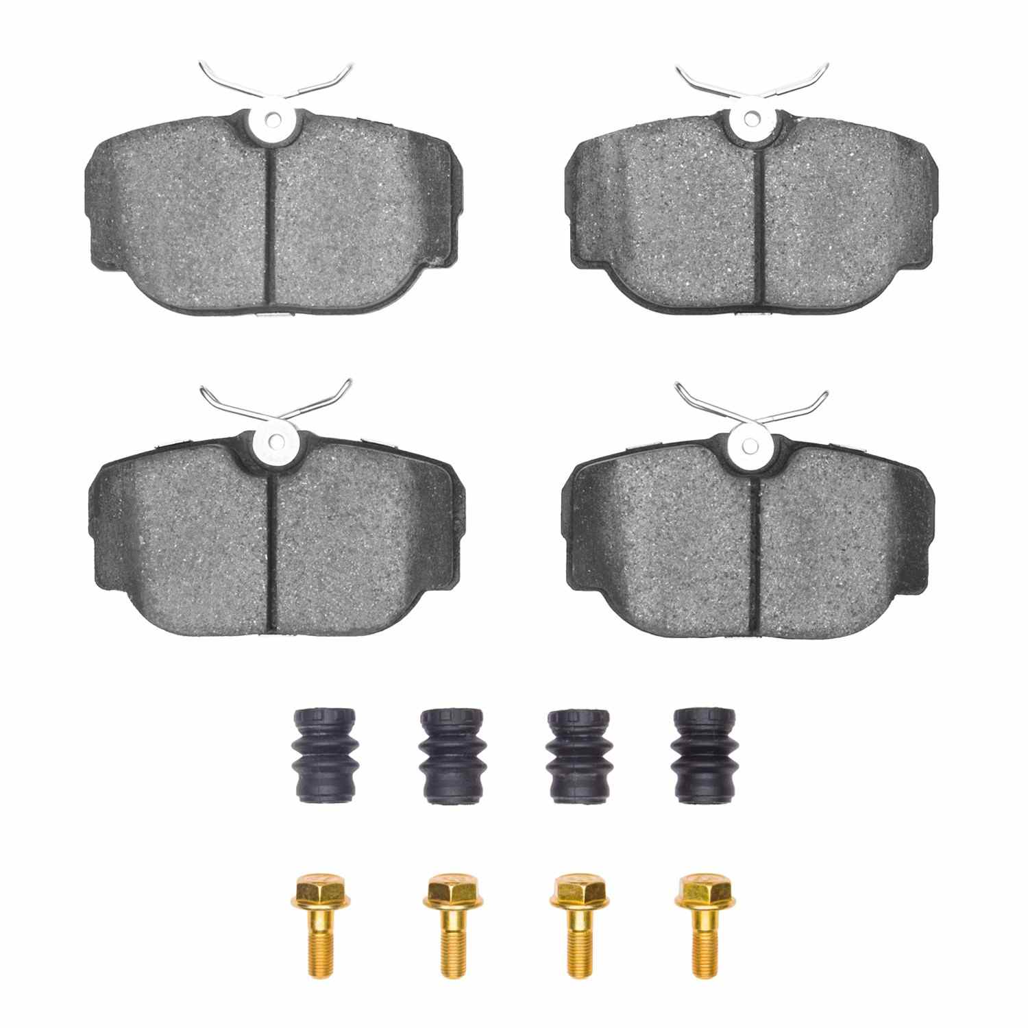 R1 Concepts 94-04 Land Rover Discovery Rear Semi Met Pads & Hardware Kit