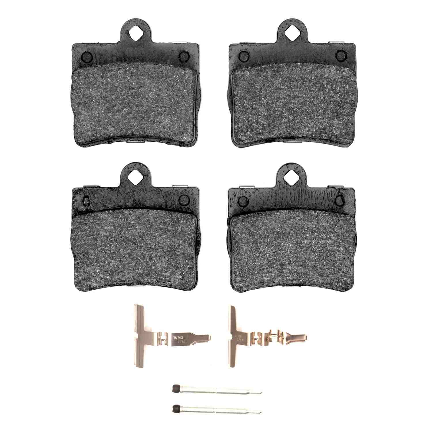 R1 Concepts 94-98 Mercedes-Benz C220 Rear Semi Met Pads & Hardware Kit