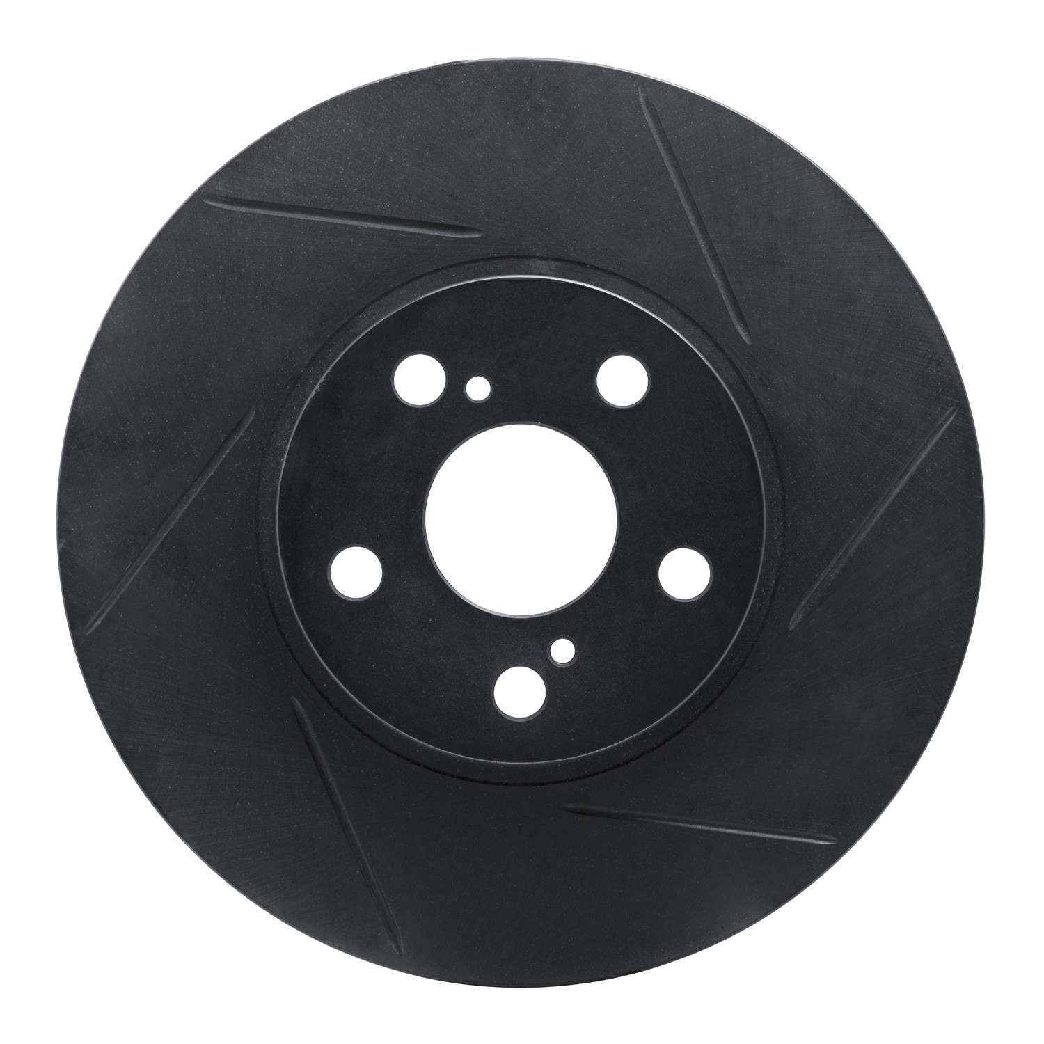 R1 Concepts 94-99 Toyota Celica Front Right Slotted Black Brake Rotor