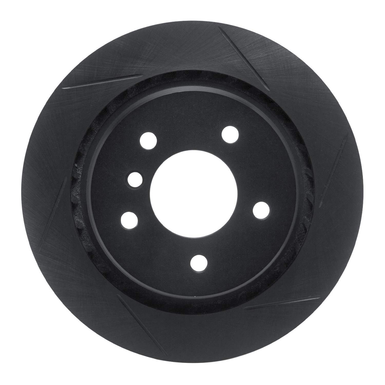 R1 Concepts 95-02 BMW M3 Rear Left Slotted Black Brake Rotor