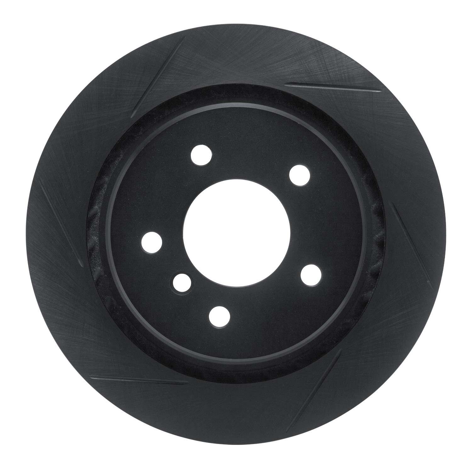 R1 Concepts 95-02 BMW M3 Rear Right Slotted Black Brake Rotor