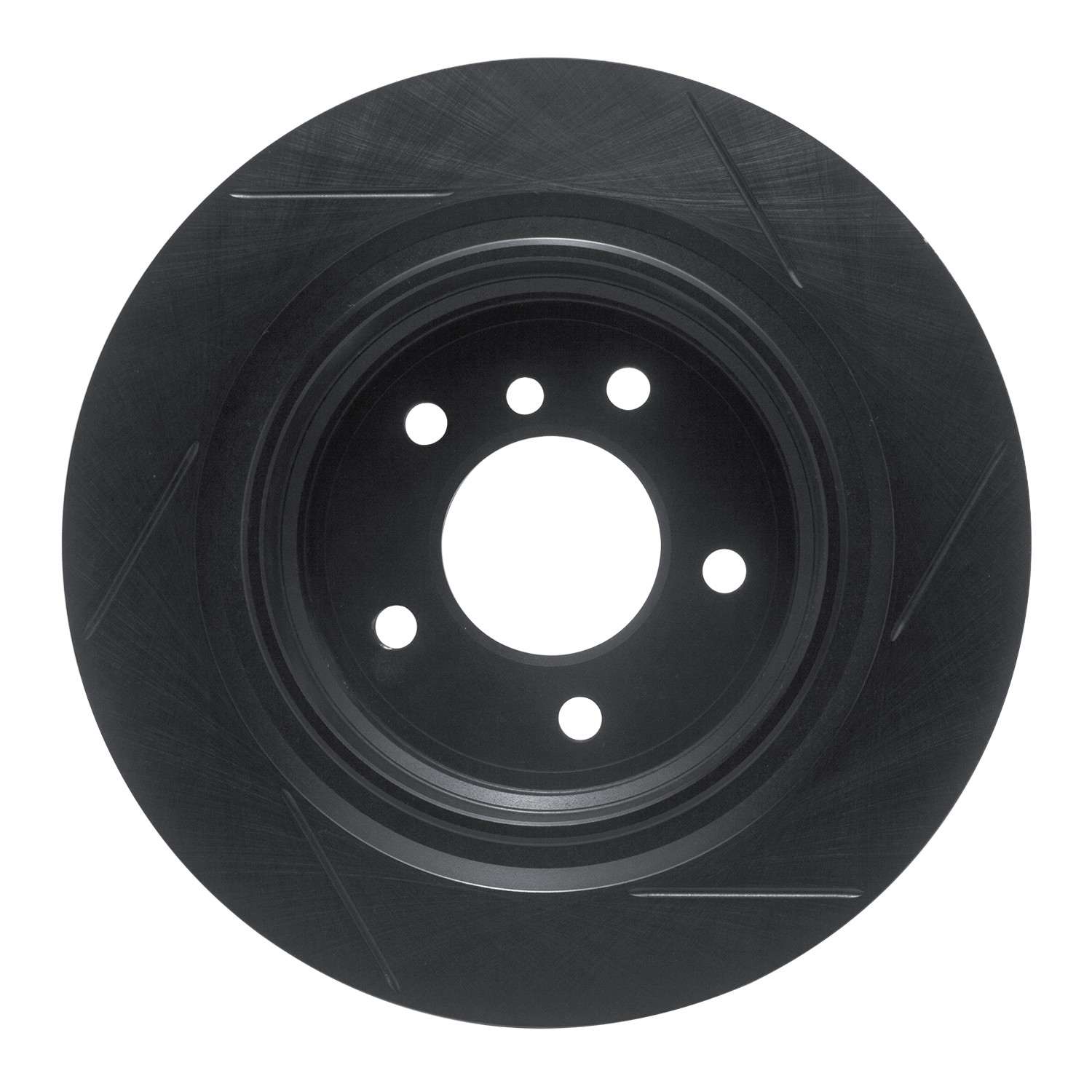 R1 Concepts 95-02 BMW M3 Rear Right Slotted Black Brake Rotor - Image 2