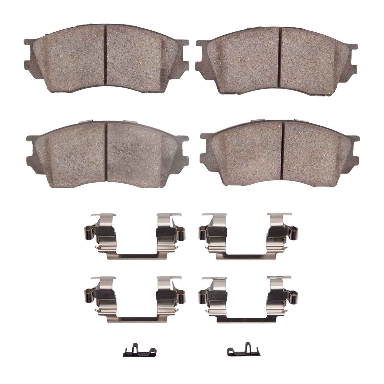 R1 Concepts 95-02 Mazda Millenia Front Semi Met Brake Pads and Hardware Kit