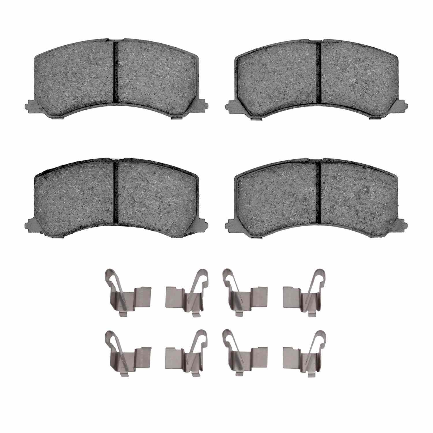 R1 Concepts 95-02 Suzuki Esteem Front Semi Met Brake Pads and Hardware Kit