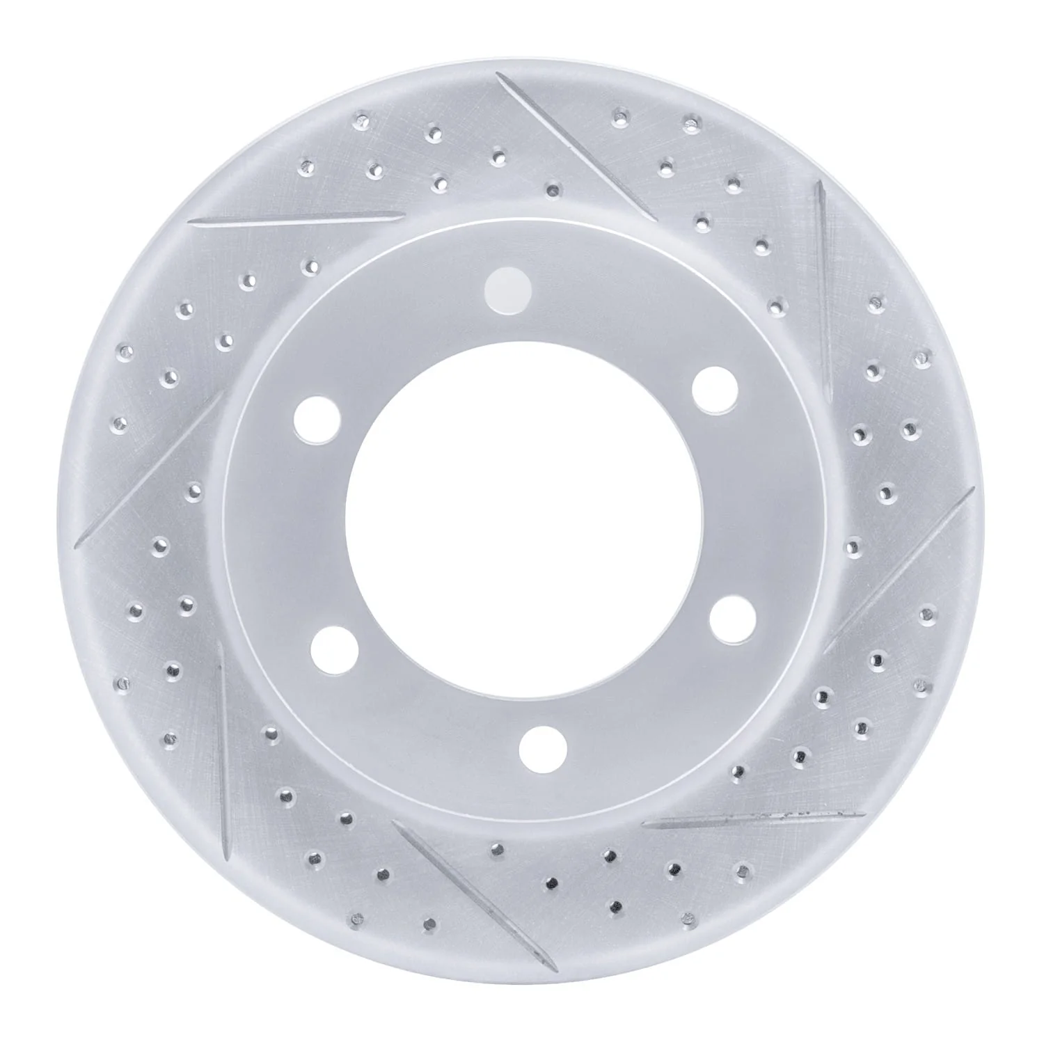 R1 Concepts 95-04 Toyota 4Runner Front Right Drilled & Slotted Geo-Carbon Rotor