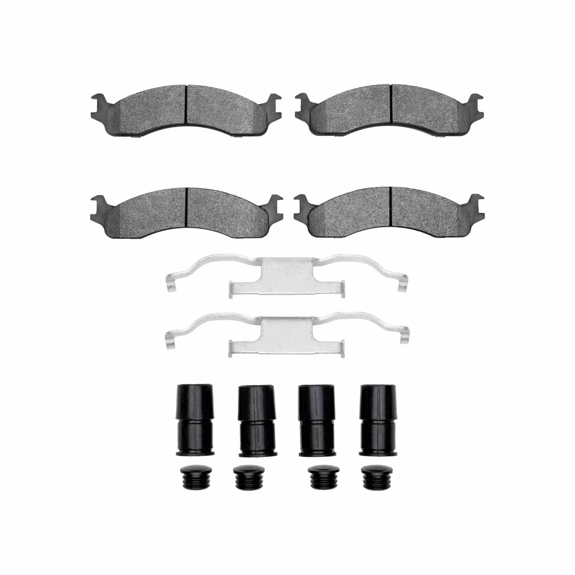 R1 Concepts 95-07 Ford F-350 4WD (Exce Front Semi Met Brake Pads and Hardware Kit