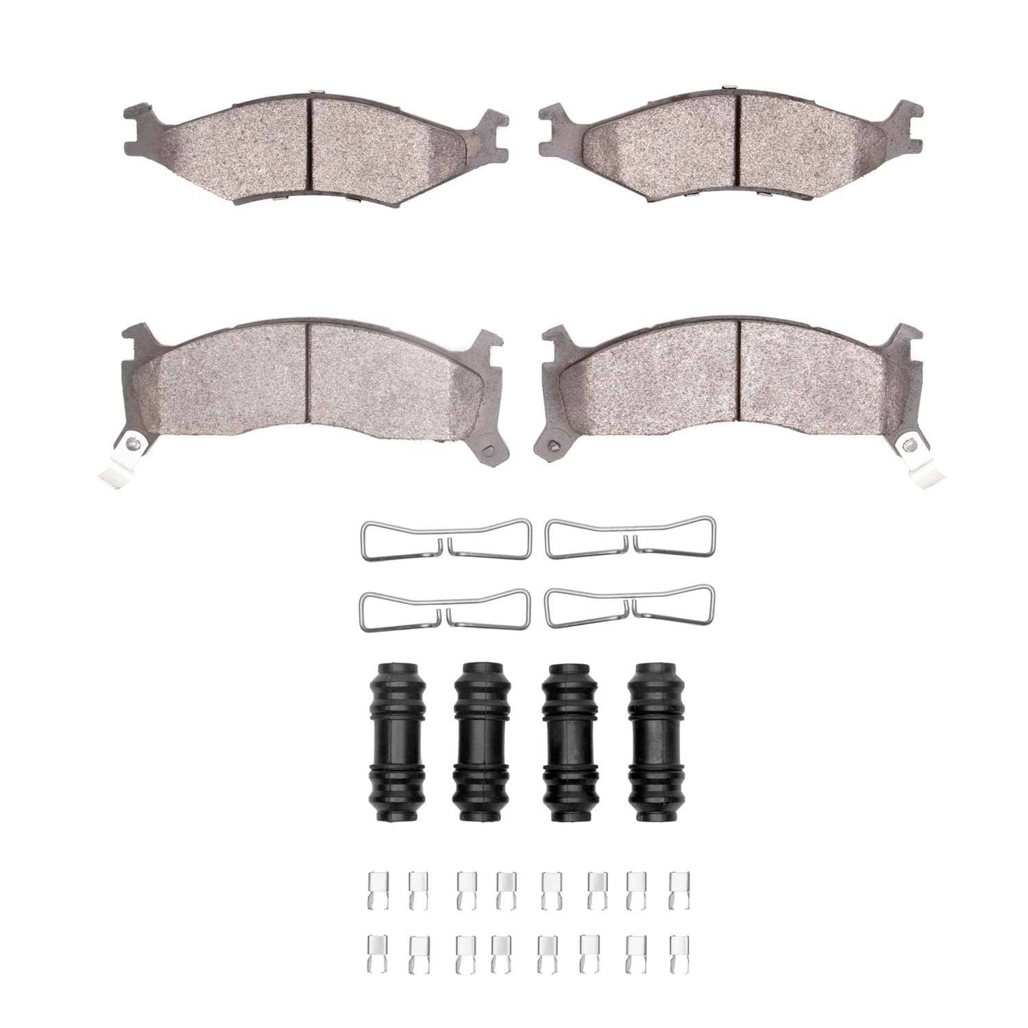R1 Concepts 95-97 Kia Sportage (USA/Canada) Front Optimum OE Pads & Hardware Kit