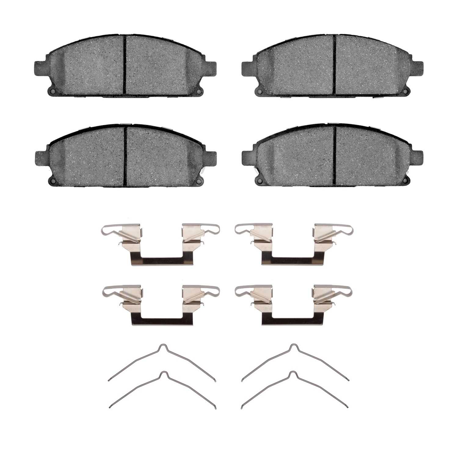 R1 Concepts 96-04 Infiniti QX4 Front Optimum OE Pads & Hardware Kit