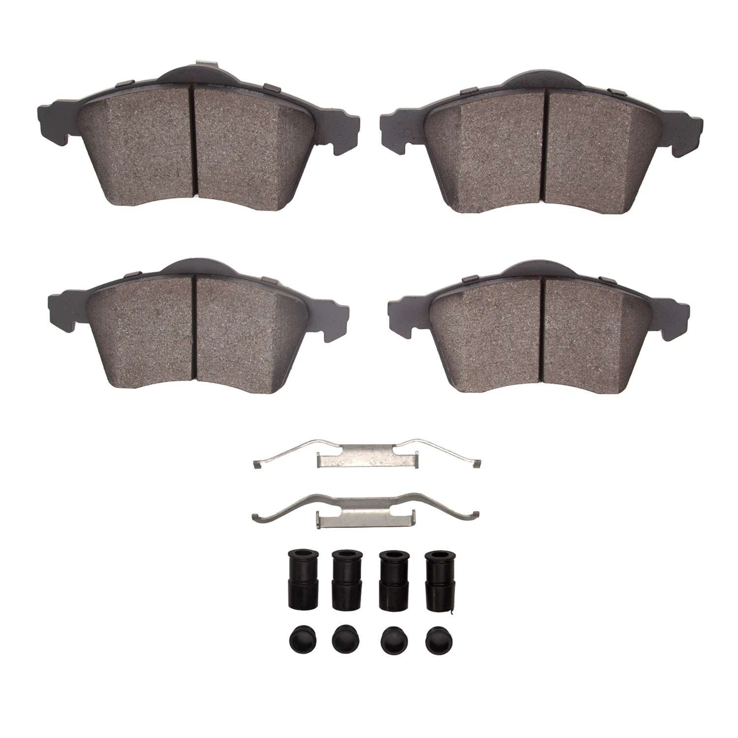 R1 Concepts 96-96 Volkswagen EuroVan Front Semi Met Pads & Hardware Kit