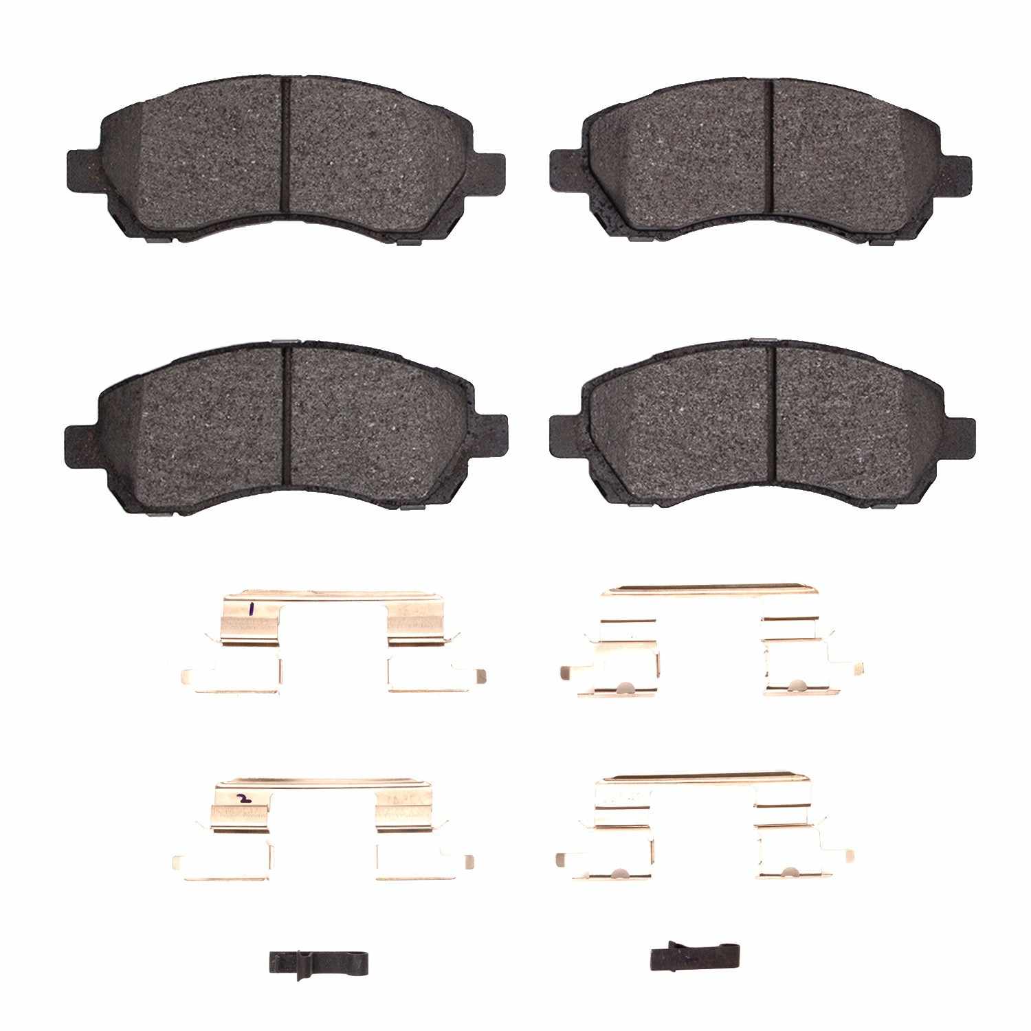 R1 Concepts 97-01 Subaru Legacy Front Semi Met Brake Pads and Hardware Kit