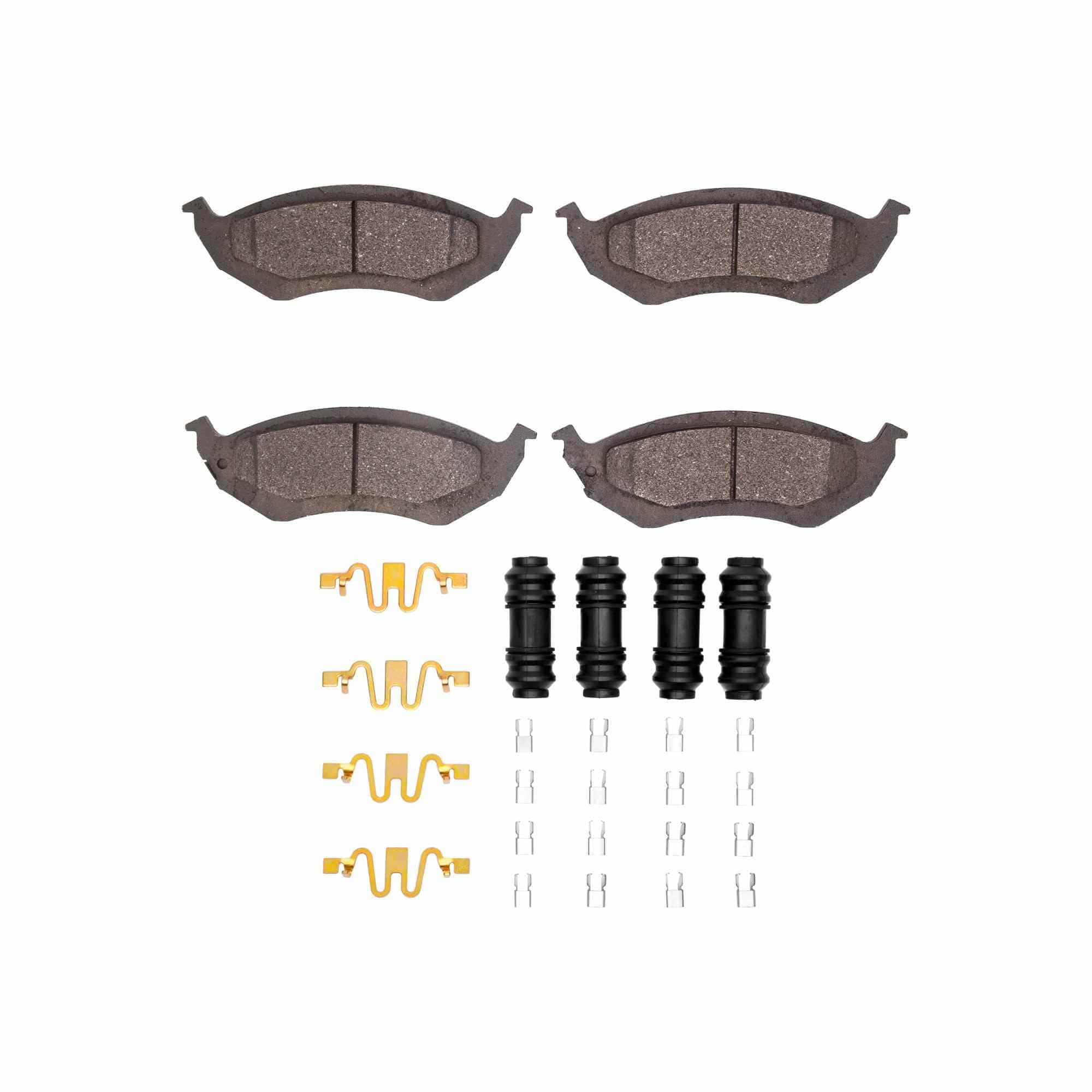 R1 Concepts 97-02 Plymouth Prowler Rear Ceramic Brake Pads and Hardware Kit