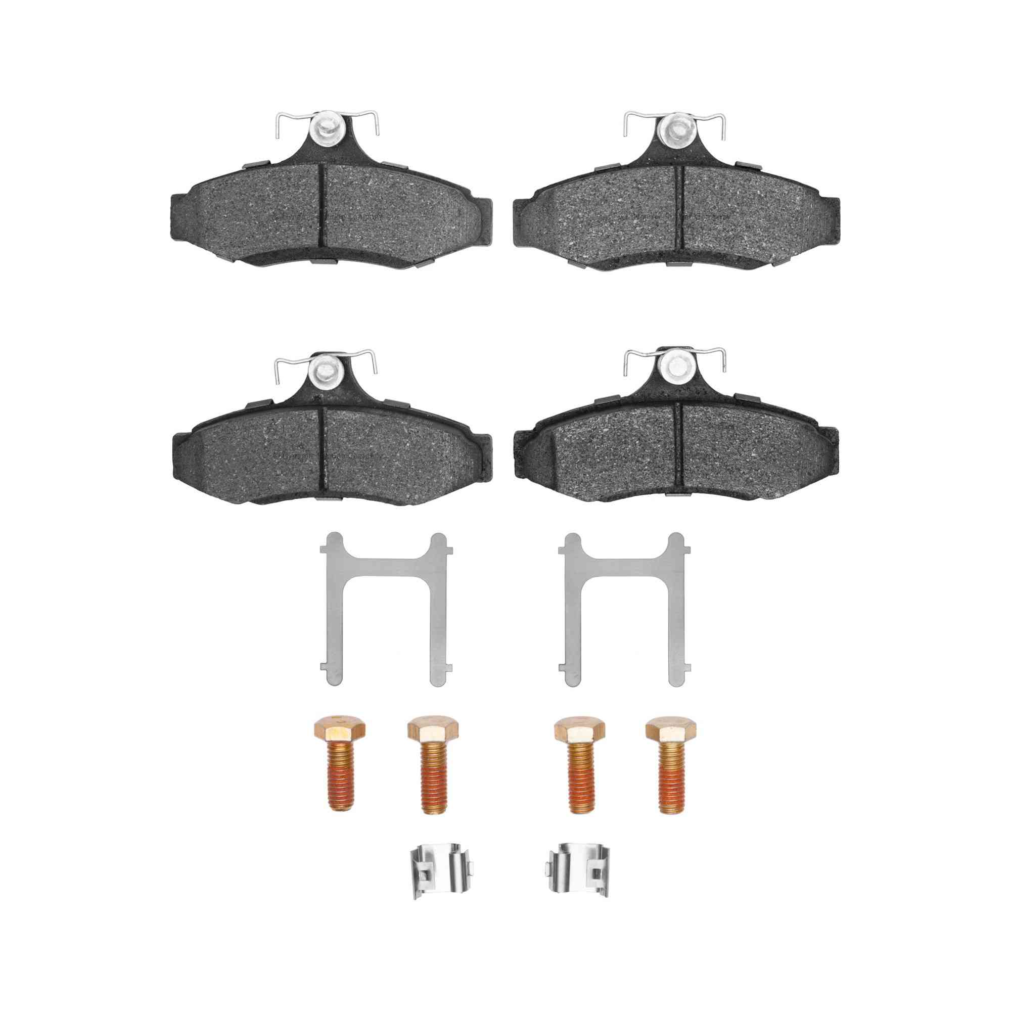 R1 Concepts 97-04 Daewoo Leganza Rear Semi Met Pads & Hardware Kit