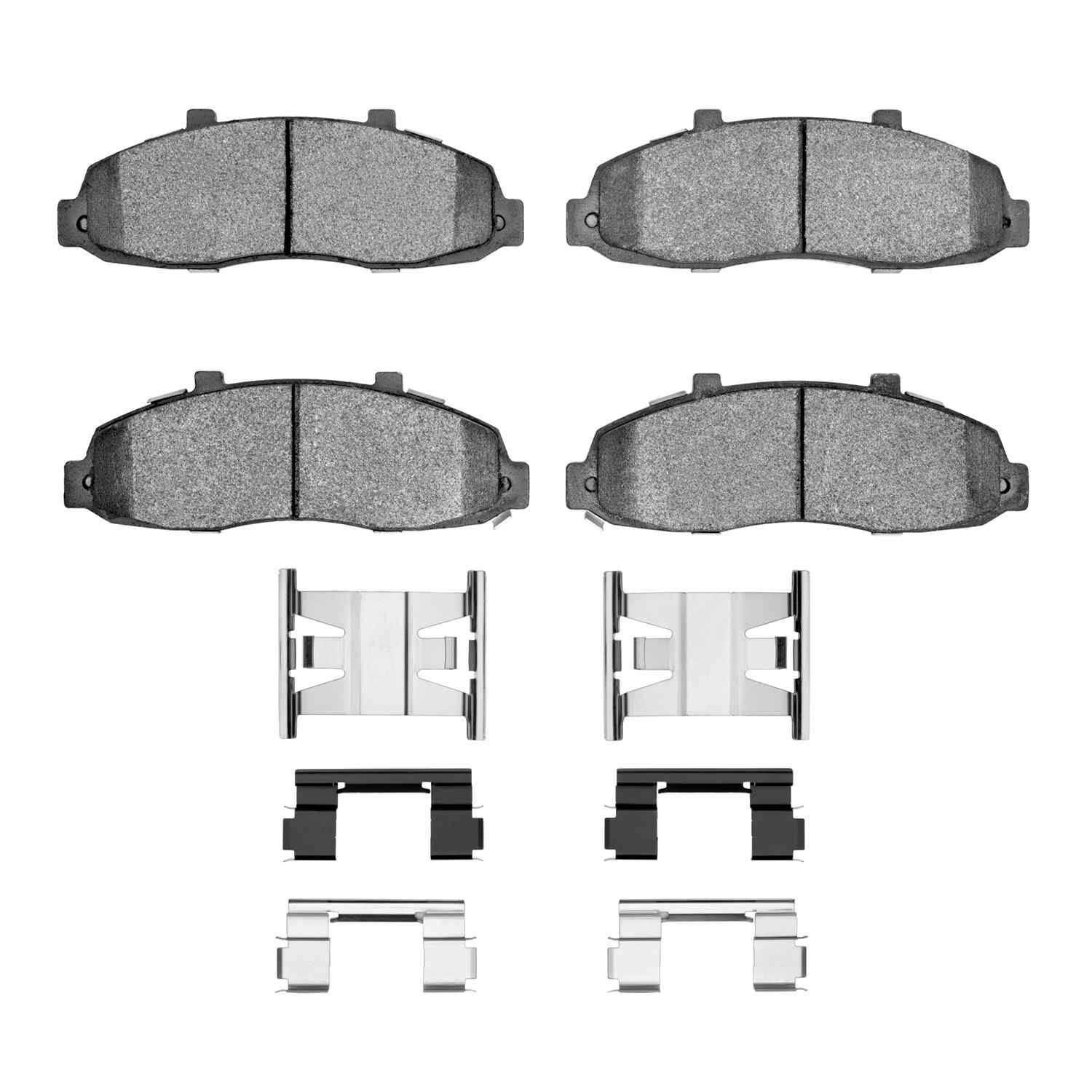 R1 Concepts 97-04 Ford F-150 4WD Front Performance Off-Road/Tow Brake Pads & Hardware Kit