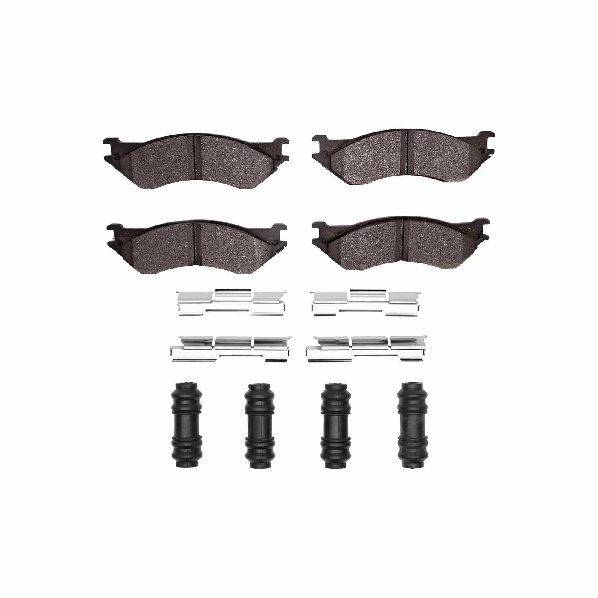 R1 Concepts 97-04 Lincoln Ram 1500 Van Front Off-Road/Tow Brake Brake Pads & Hardware Kit