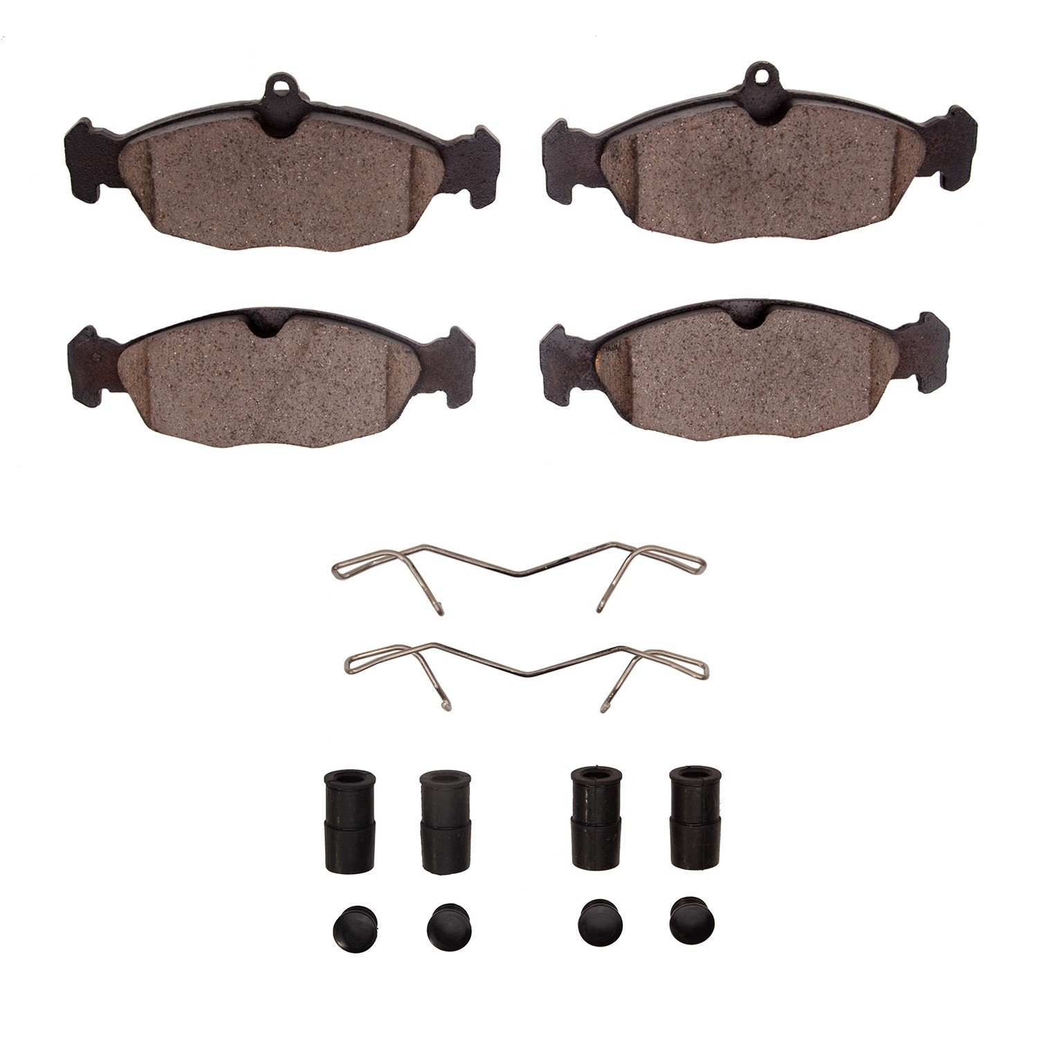 R1 Concepts 97-06 Jaguar Vanden Plas Rear Optimum OE Pads & Hardware Kit