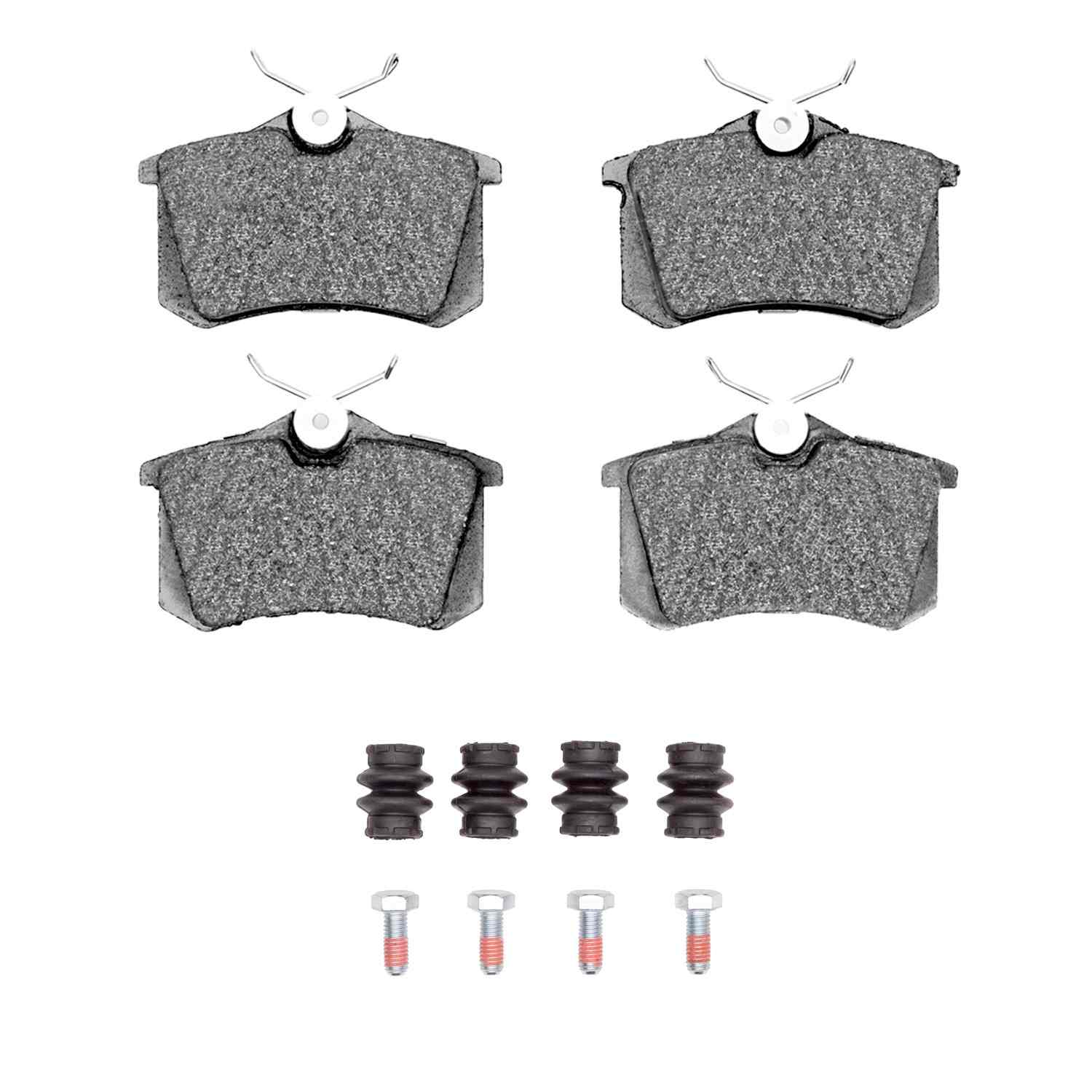 R1 Concepts 97-08 Audi A4 (Mexico) Rear Ceramic Pads & Hardware Kit