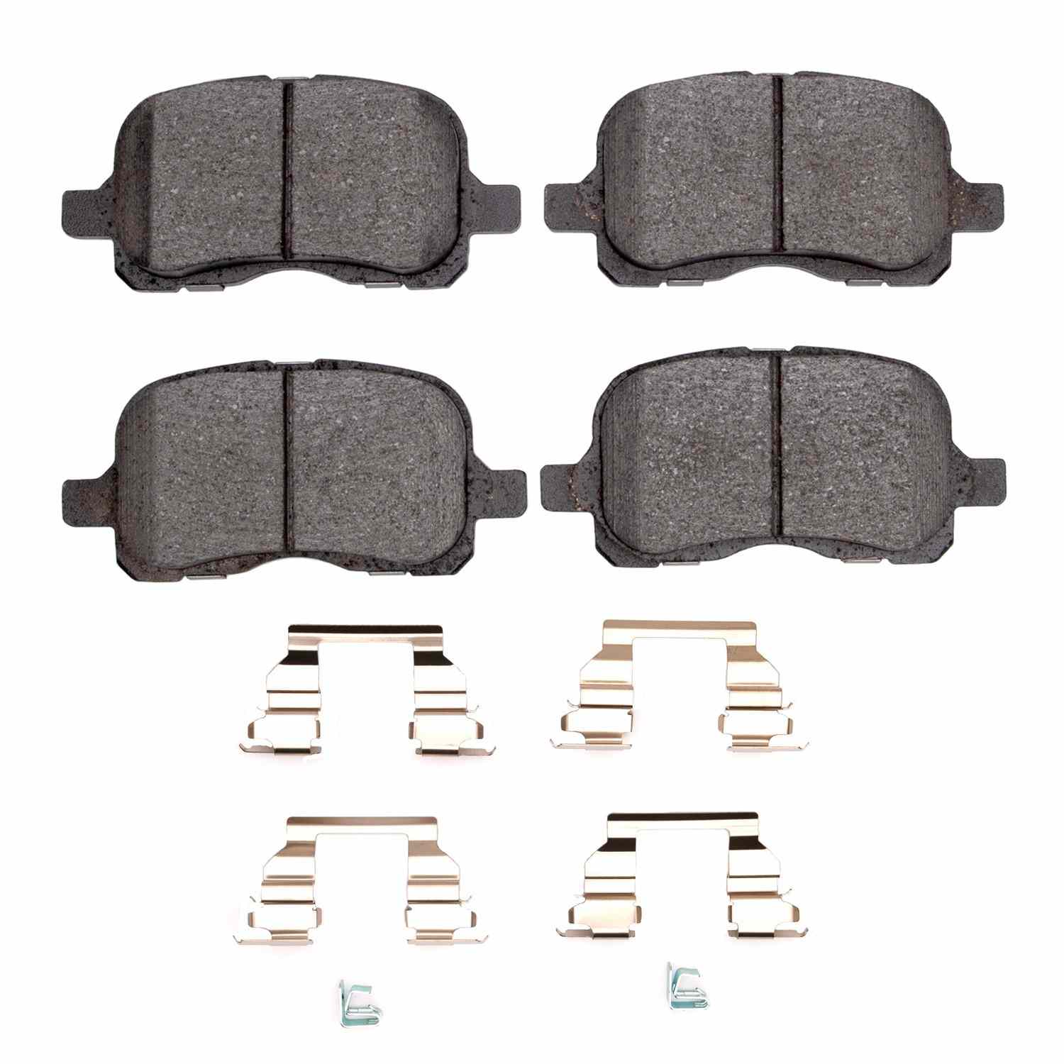 R1 Concepts 98-02 Chevrolet Prizm Front Optimum OE Brake Pads & Hardware Kit