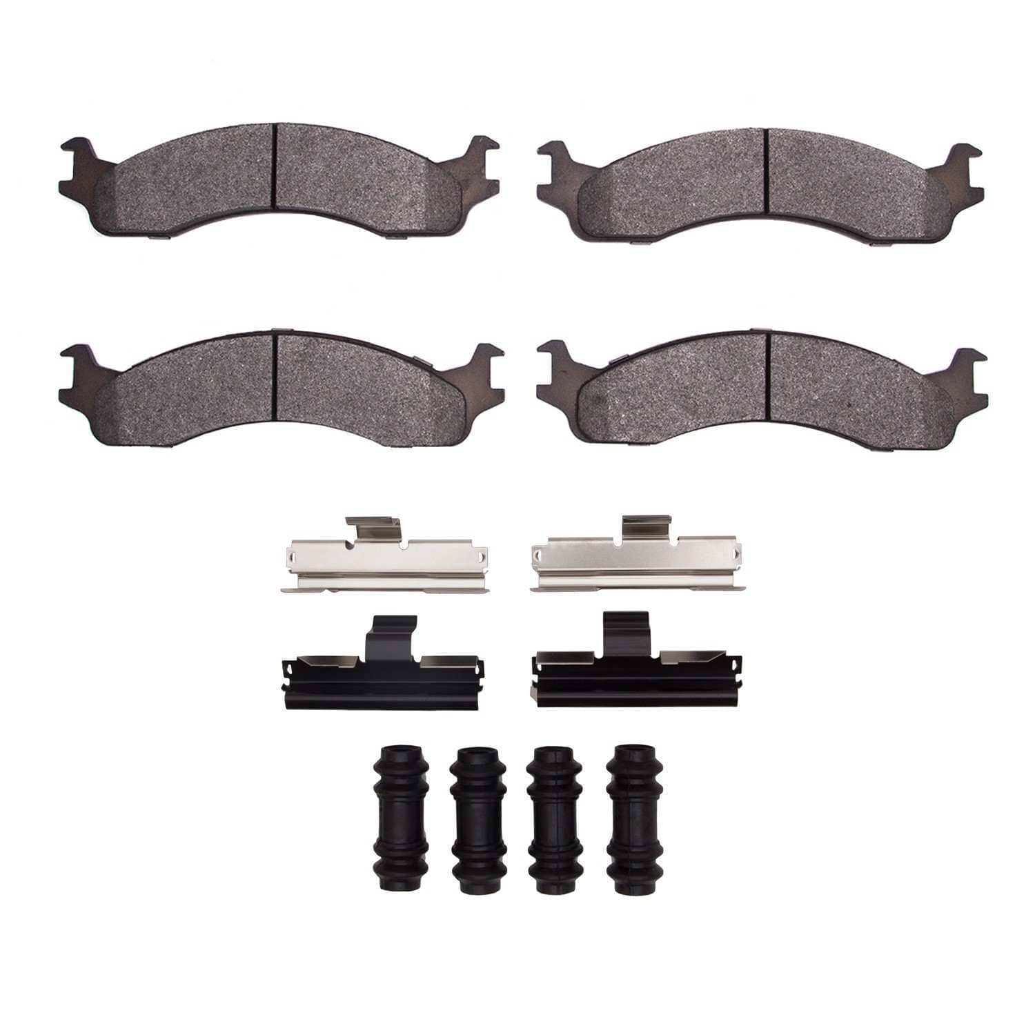 R1 Concepts 98-03 Dodge Ram 2500 Van Front Super Duty Pads & Hardware Kit