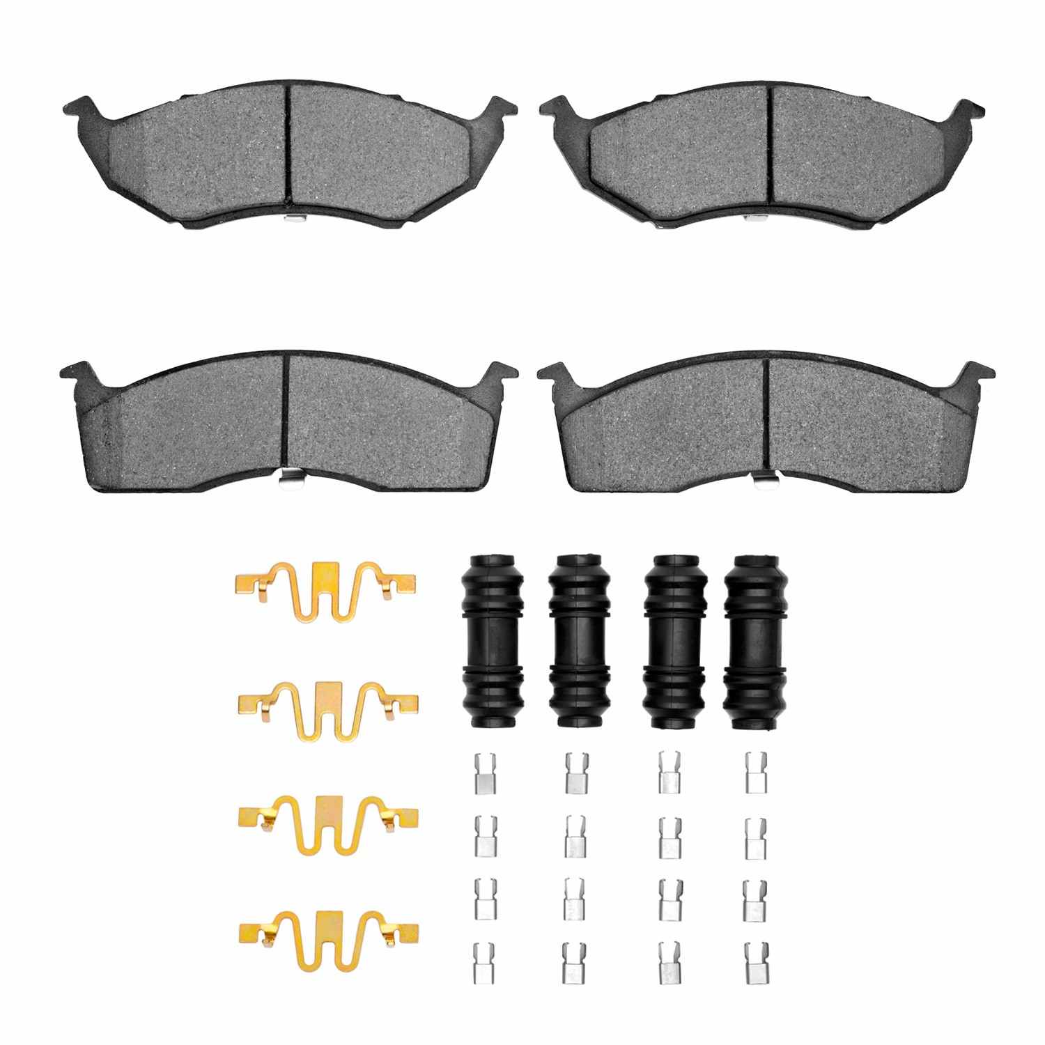 R1 Concepts 98-04 Chrysler 300M Front Semi Met Pads & Hardware Kit