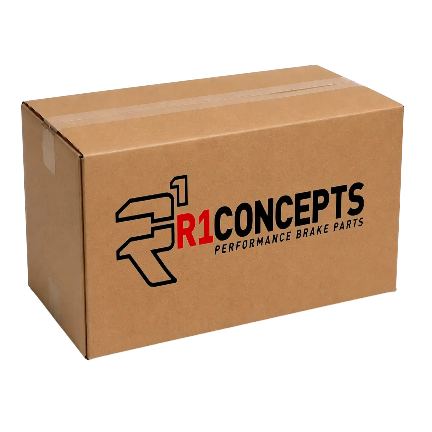 R1 Concepts 98-04 Nissan Pathfinder Front Left Slotted Black Brake Rotor