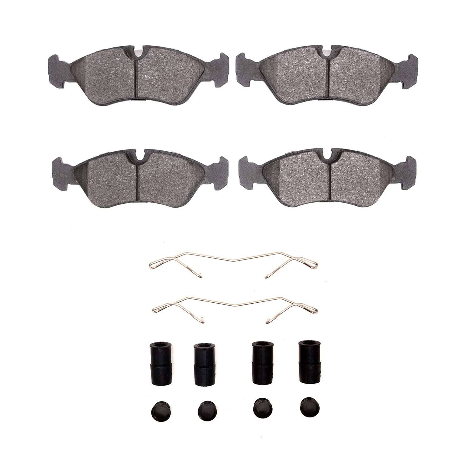 R1 Concepts 99-02 Daewoo Lanos Front Optimum OE Pads & Hardware Kit