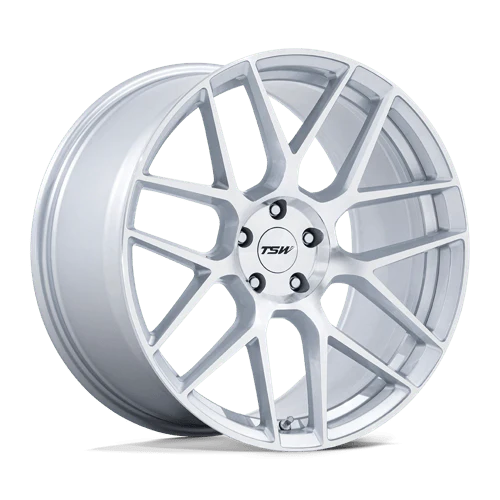 TSW Lasarthe 17" 5x114.3 Gloss Silver Machined