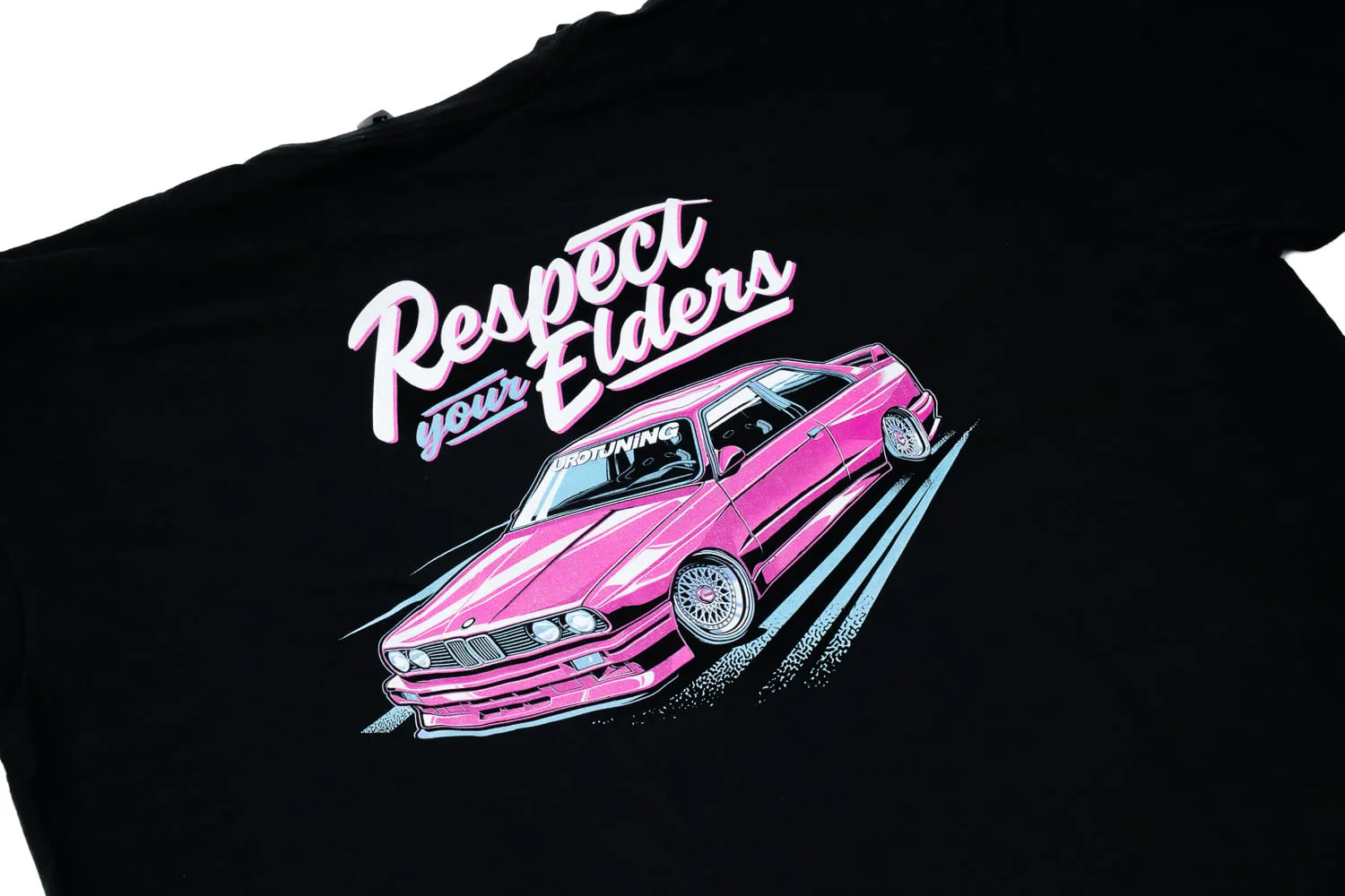 UroTuning "Respect Your Elders" BMW E30 M3 T-Shirt (V3) - Image 4